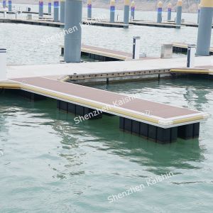 Portable Aluminum Alloy Floating Pontoon Walkway For Marina Yacht Boat Floating