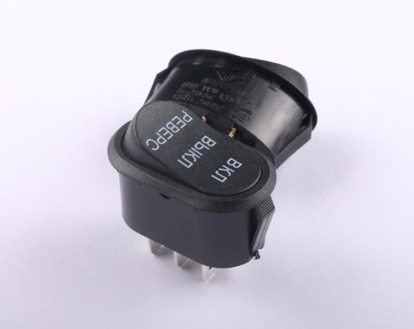 High Temperature Safety Rocker Switch , 6 Pin Rocker Switch 6A 10A 16A 4A 125V