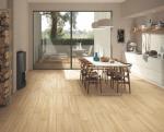 Wear-Resistant 150x900mm Indoor Floor Wooden Porcelain Strips For Bedroom Brown
