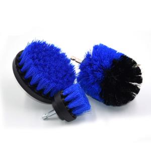 China 3 Piece Drill Cleaning Brush Attachments Set , Scruber Drill Cleaning Rotary Brush factory