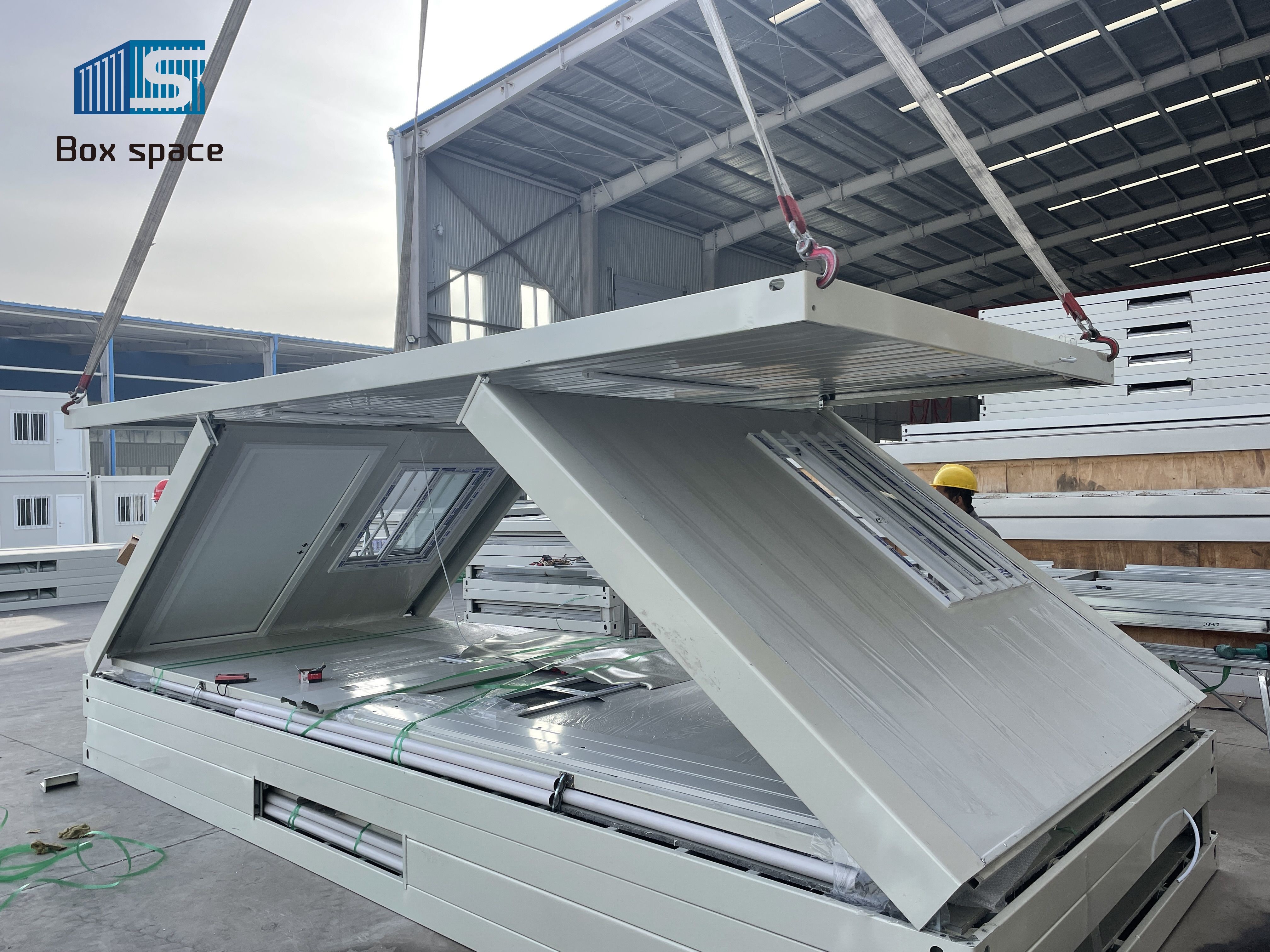 Portable Z Folding Container House Collapsible Premade Mobile Homes