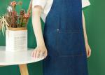 Dark Blue Waist Pocket Mens Kitchen Aprons