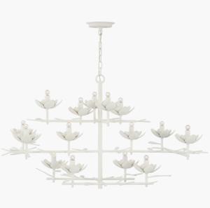 China Vsual Comfort Clementine 48&quot; Low Wide Tiered Chandelier JN 5161 factory