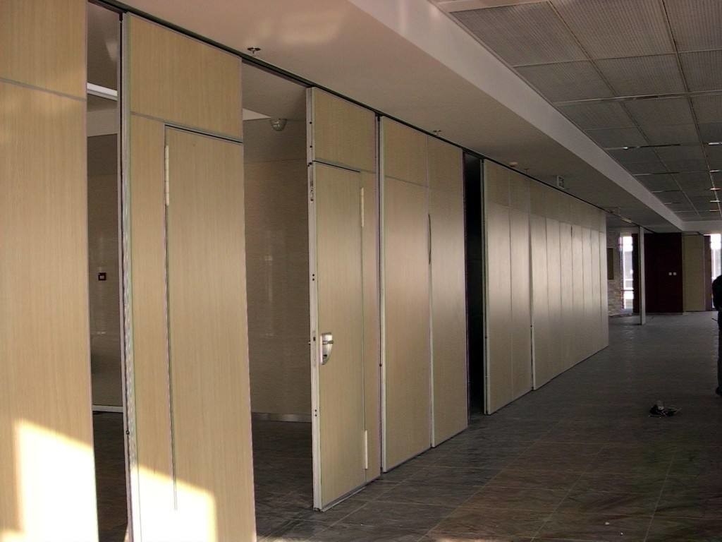 Top Hung Sound Proof Partitions System Acoustic Partition Panels Soundproofing Sliding Partition Wall For Meeting Room