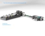Jumbo Roll W1800mm Dia90mm Toilet Paper Rewinding Machine