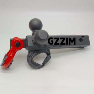Forged Steel Tri Ball Mount Receiver With Tow Hook Shackle and Pin for Heavy