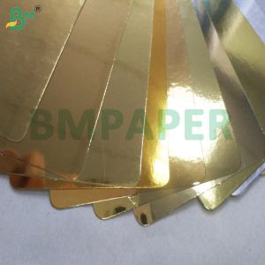 Silver and Gold Glossy Metallic Finish 250gsm For Folding Carton Boxes