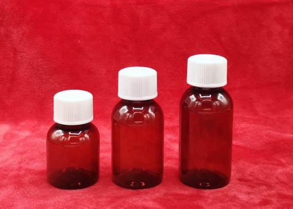 Custom Capacity Pharmaceutical PET Bottles , 1mm Wall Thickness Pharmaceutical
