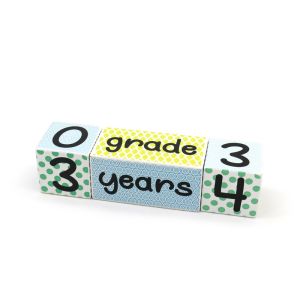 Custom Baby Wooden Milestone Blocks DIY Big Wooden Block