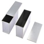 Rk Bakeware China Manufacturer-Silicone Glazed Single Aluminum Pullman Loaf Pan