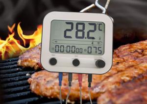 China Rechargeable Wireless Food Thermometer Bluetooth 100 Meters Range Unique Design factory