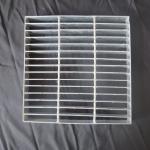 High Bearing Capacity Galvanized Steel Grating Silver Pressure Welded
