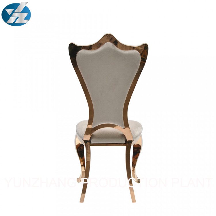 Wedding Crown Royal Chair Event Bride And Groom Chairs OEM Synthetic Leather