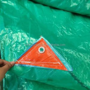 China Customizable Color Heavy Duty Waterproof PE Tarpaulin for Tents Awning Roof Covering factory