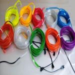 colorful decorative el wire/ el cable/ electroluminescent wire