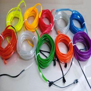 China colorful sewable el wire/ el welt wire/ el welted wire factory