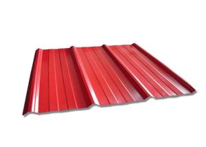 China Color Pressure Tile Galvanised Corrugated Roofing Sheets Roll Cold Bending factory