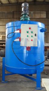 China Small Electric Grout Pumping Equipment 250L Capacity One Year Warranty With Mixer factory