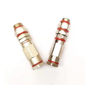 China Fiber Optic Cable Connector Metal Waterproof Connector factory