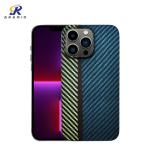 Full Camera Protection Aramid Carbon Fiber Cell Phone Case For IPhone 14