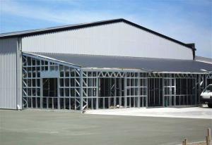 China Prefab Steel Workshop Steel Structure Factory Buildings With Skillion factory