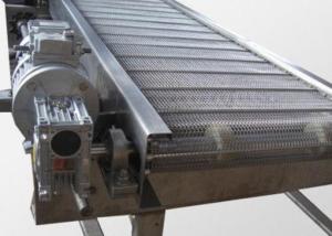 China 304 Stainless Steel Wire Diameter 1-3mm Chain Mesh Conveyor Belt Acid Resistance factory