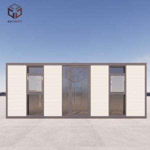 China 40 Feet Flat Pack Folding House Expandable Prefab Tiny Home 72 Square Meter factory