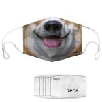 3D Animal Printed PM2.5 Anti Dust Face Mask