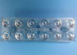 Clear Injection Plastic Light Covers / Lamp Shade By Vacuum Forming
