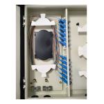 48 Ports Wall Mount Panel IP68 Protection 144 Fibers Max Capacity Black Color