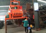 Double Horizontal Automatic Concrete Mixer Machine Twin Shaft JS500 High