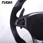 W205 CLA Alcantara Real Carbon Fiber Mercedes Benz Steering Wheel With LED