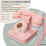 Event Voice Guest Book Wedding Plastic Clear Recording Wedding Phone Guest Book