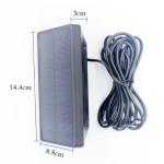 IP54 Compass 1.6W 9v Hunting Camera Solar Panel With Battery