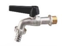 China Wall Mounted Brass Bib Cock With Chrome Plated Finish for Water Pressure 0.05-0.8MPa factory