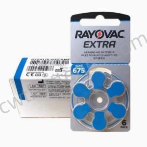China RAYOVAC PR44 A675 Extra Advanced Hearing Aid Batteries 1.45V Zinc Air Battery for Auditory Devices factory