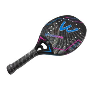3K Carbon Fiber Beach Tennis Racket Rough Surface Soft Interlayer Racquet with