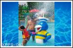 Commercial Fiberglass Duck Spray Water Park Equipment Children Outdoor Games