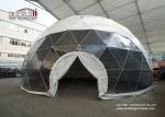 9.5m Aluminum Outdoor Geodesic Dome Tents with Clear PVC Roof Cover For High End