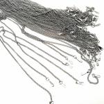 Love Wish Pearl Silver Plated Iron Chains DIY Jewelry Necklace