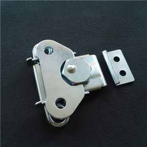 China Small Twist latch with keeper plate.Zinc finish.Rohs factory