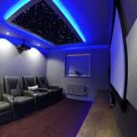Fiber Optic LED Twinkling Star Lights Ceiling Lights Polyester Fiberboard 9mm