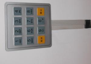 China Eco Friendly 16 Keys Textured PC Flexible Touch Screen Membrane Switch Panel factory