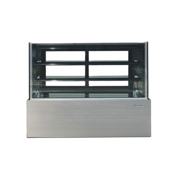 Rectangular cake showcase refrigerator pastry display chiller with CE/ETL for