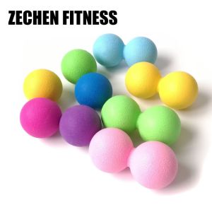 China TPE Double Lacrosse Ball Hamstring Massage Relax Full Body Tool on sale