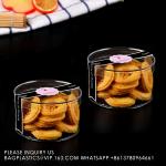 Clear Acrylic Plastic Boxes, 3.11x3.11x2 Small Plastic Box With Lid Transparent