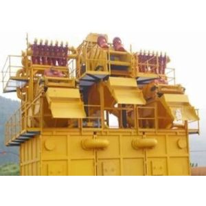 China Diesel Engine Mud Desander With Mud Tank and Handrail on sale