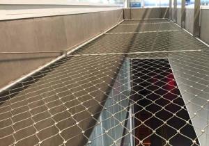 China Decorative Flexible Stainless Steel Cable Mesh 316 Steel Rope Mesh factory