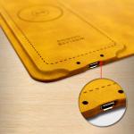 MOUSE PAD WIRELESS CHARGER New PU Leather Qi universal Wireless Charging Pad