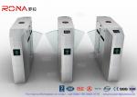 Anti - Reverse Retractable Turnstile Barrier Gate RS232 / RS485 550mm Passage
